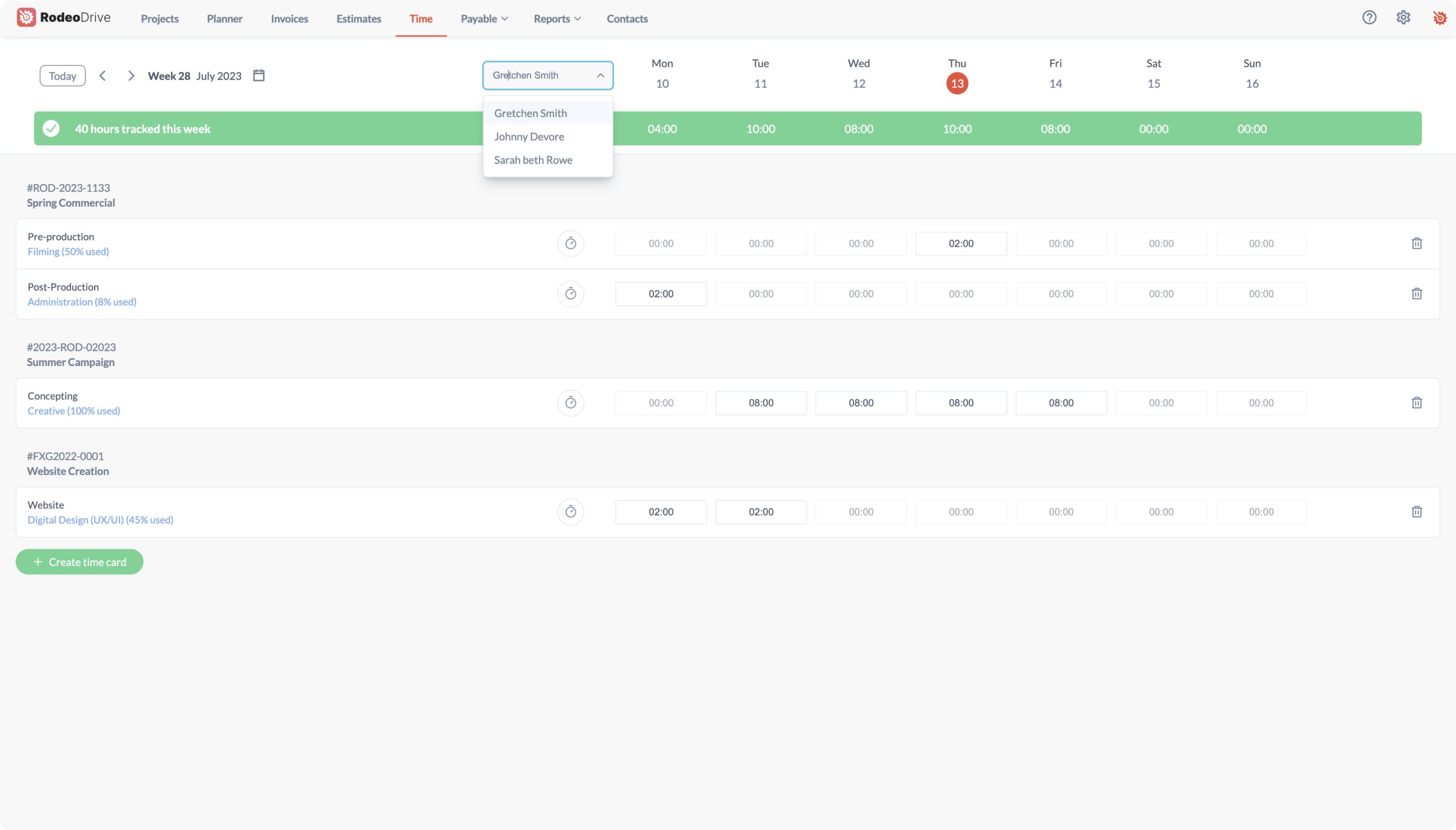 screenshot of Rodeo Drive